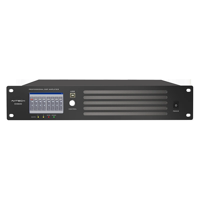 4 CH 600 W Dante DSP síťový zesilovač